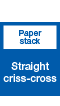 Paper stack Straight criss-cross
