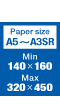 Paper SizeA5～A3SR