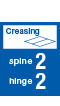 creasing spine2 hinge2