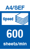 A4SEF speed 600sets/min