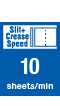 Slit Creaser Speed 10sheets per minute
