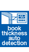 book thickness auto detecton